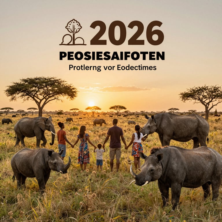 Unitevi alla lotta per preservare elefanti e rinoceronti in Africa nel 2026