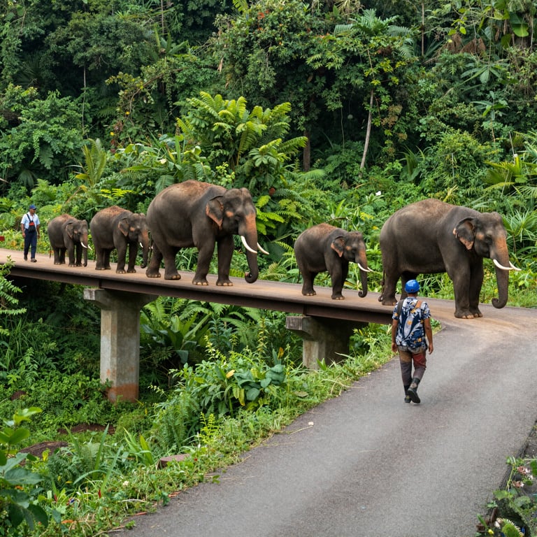 Iniziative per Salvare gli Elefanti: Percorsi Sicuri per Mandrie Asiatiche in Pericolo