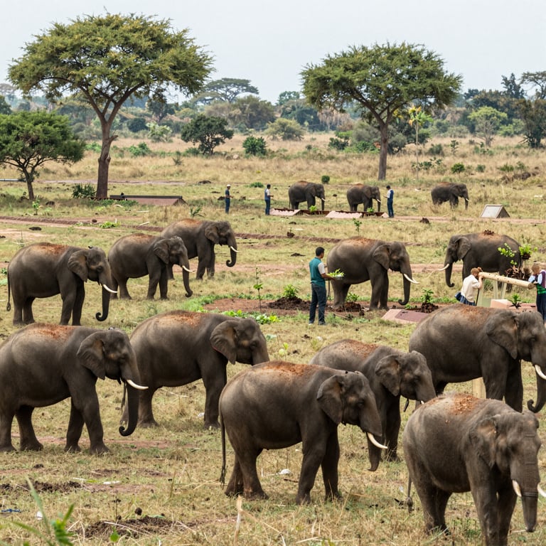 Iniziative di Conservazione Elefanti: Il Ruolo Chiave della DSWF