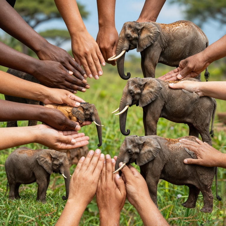 Iniziative Globali per Proteggere gli Elefanti dalla Scomparsa