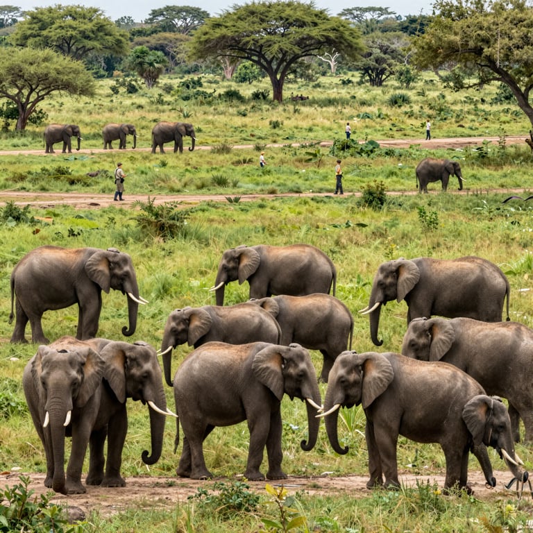 Strategie di conservazione per contrastare il crollo delle popolazioni elefantine