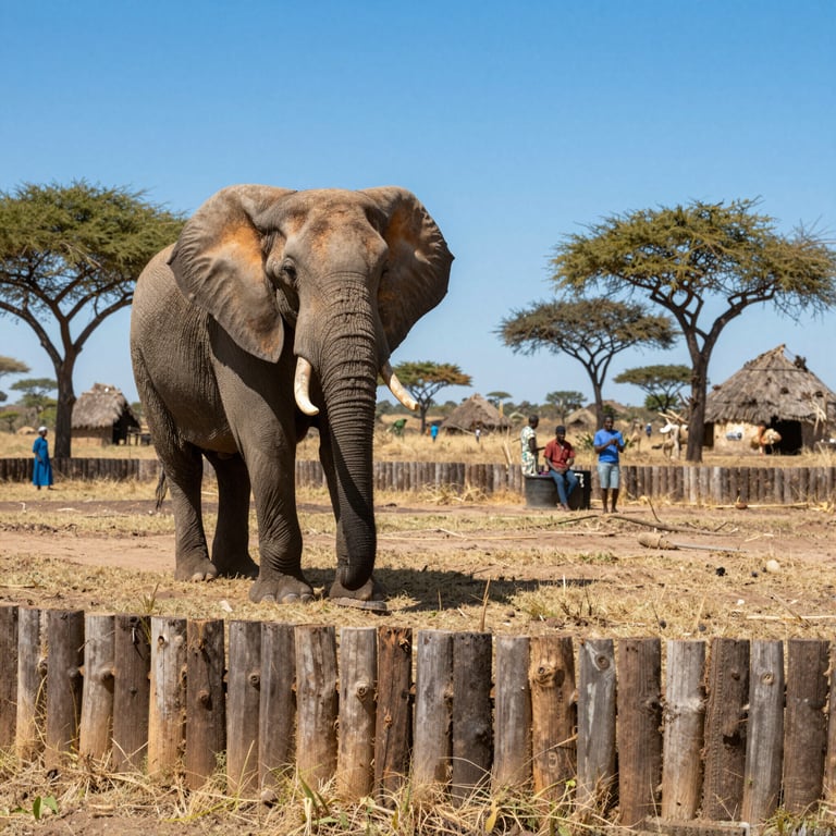 Soluzioni Innovative per Ridurre Conflitti tra Uomini e Elefanti in Africa