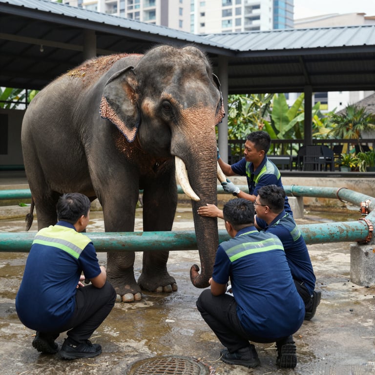 Protezione e Cura per gli Elefanti Thailandesi: Iniziative di Rescue e Aiuto
