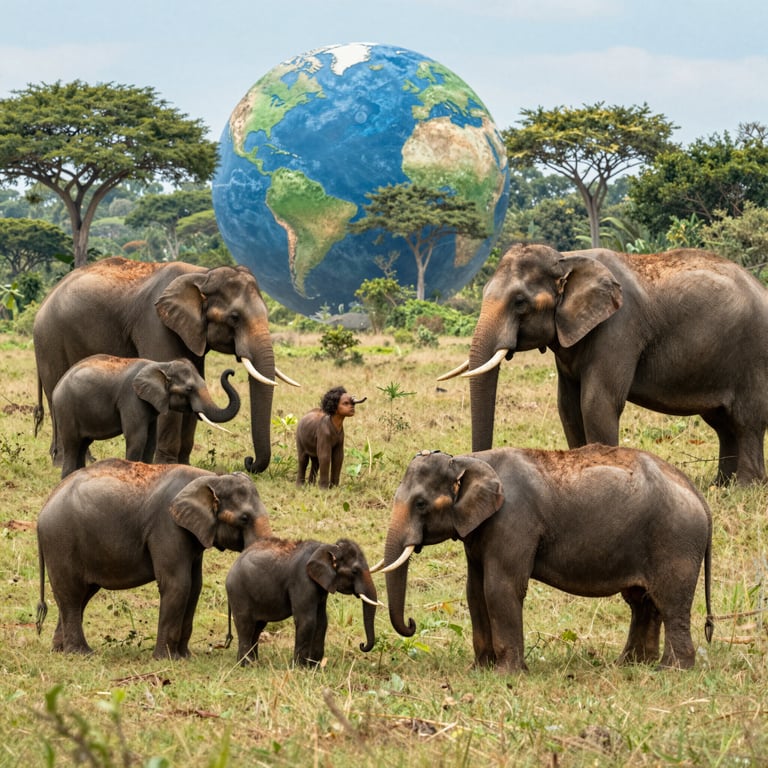 Iniziative Globali per Salvare gli Elefanti dall'Estinzione