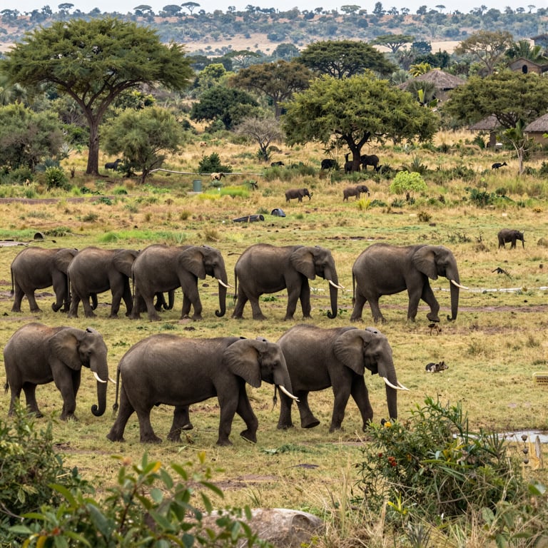 Iniziative Efficaci di Conservazione per Proteggere le Popolazioni di Elefanti Africani