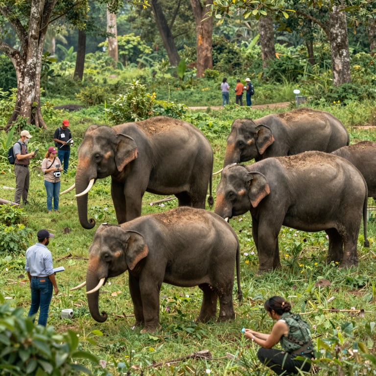Proteggere l'Habitat degli Elefanti: Sforzi Globali per la Salvaguardia della Fauna Selvatica