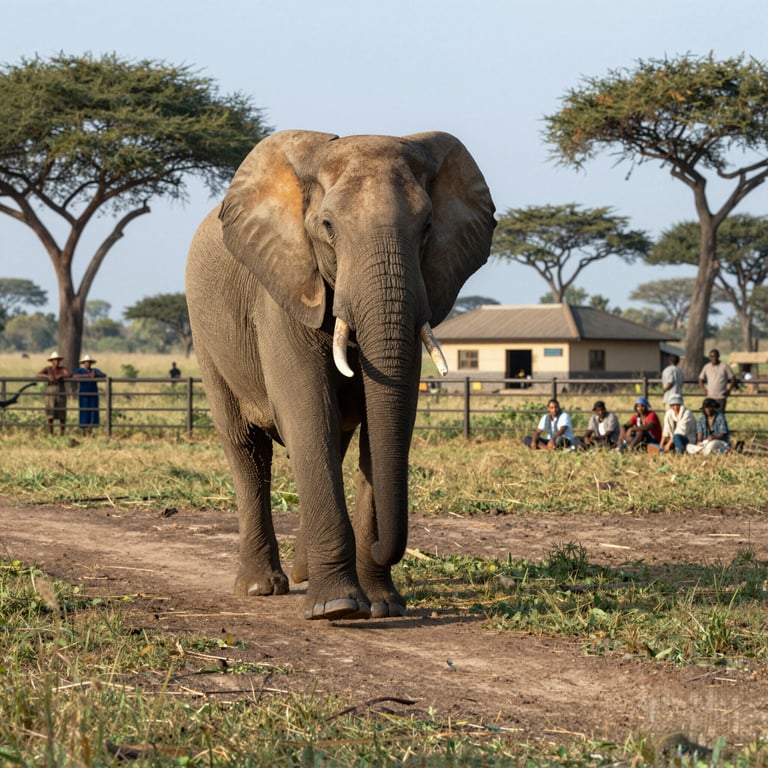 Conflitto Uomo-Elefante: Strategie per una Coesistenza Armoniosa con i Giganti della Savana