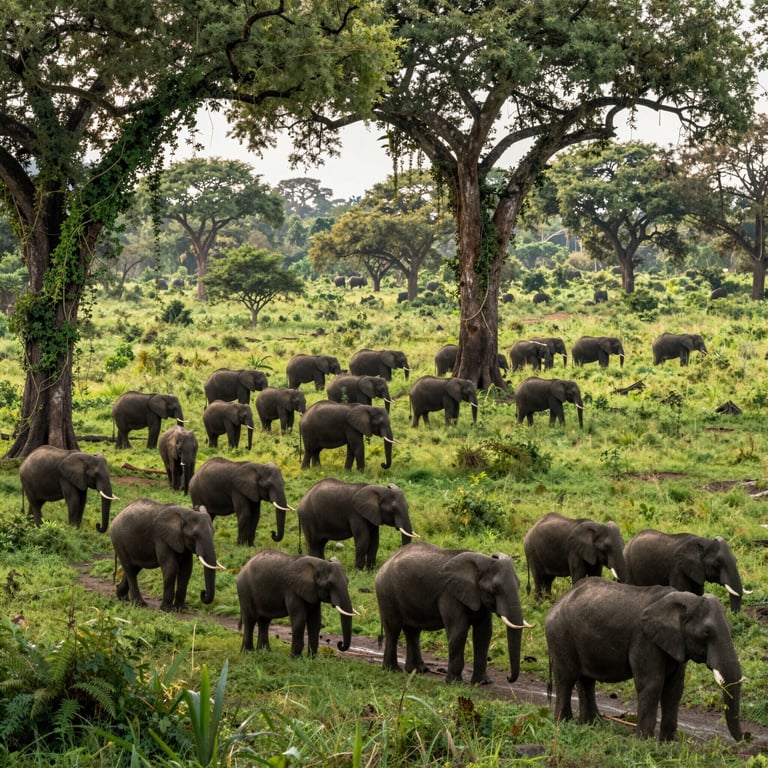 Salvataggio di oltre 100.000 elefanti: rinascita delle foreste africane o catastrofe ecologica?