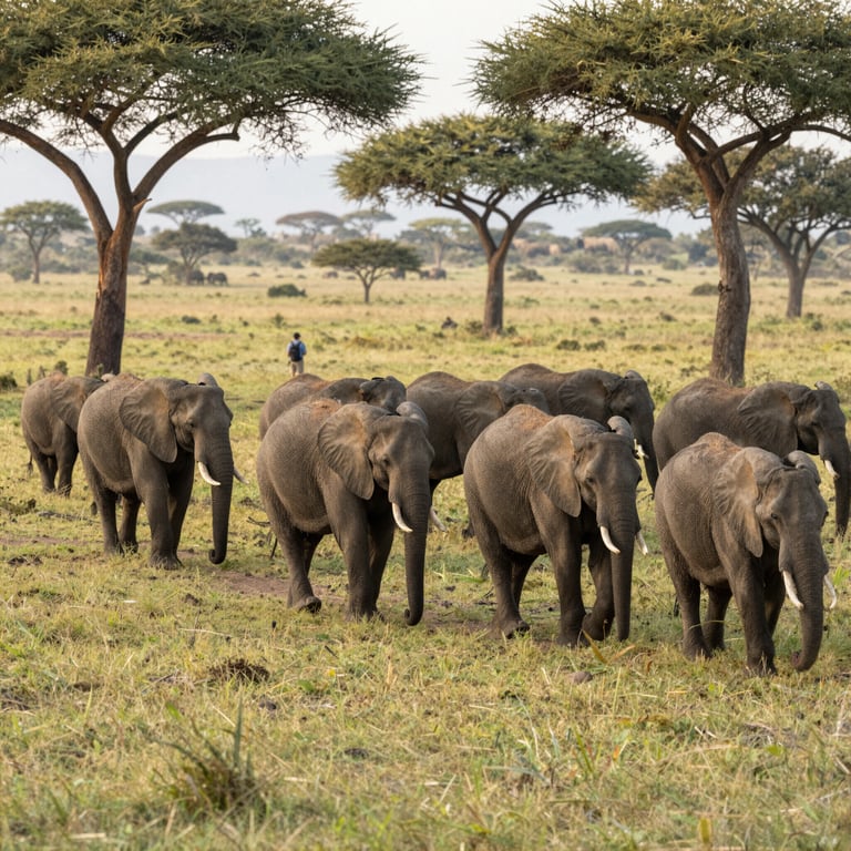 Scopri metodi etici per osservare elefanti senza danneggiare il loro habitat