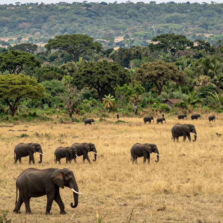 Salvaguardia degli Spazi Vitali per Elefanti in Africa Oggi