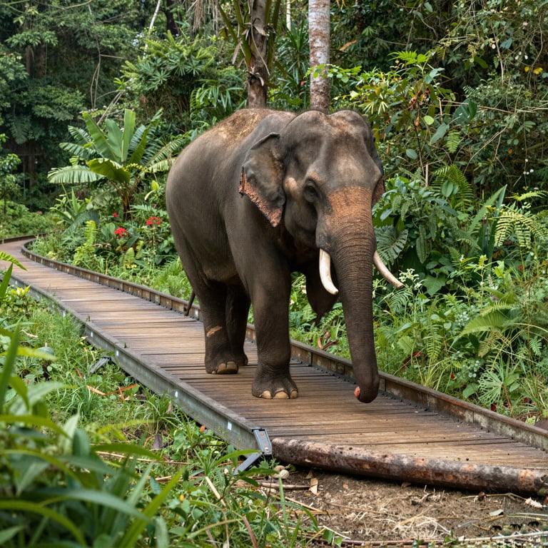 Infrastrutture Sostenibili per Tutelare gli Elefanti Asiatici e la Biodiversità