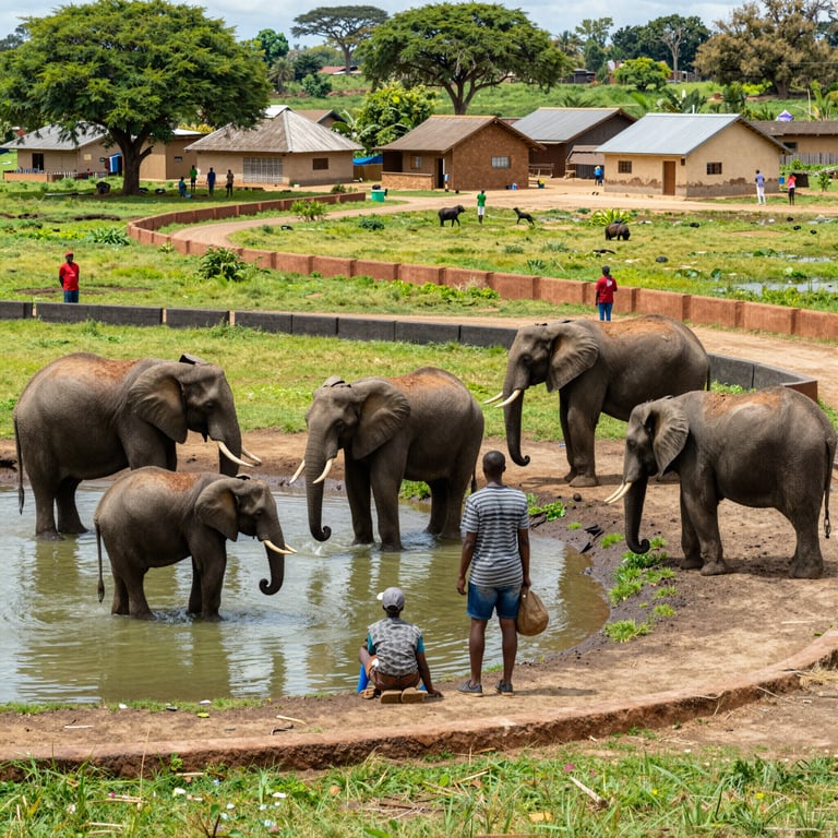 Soluzioni Innovative per Mitigare Conflitti Uomo-Elefante e Favorire Armonia