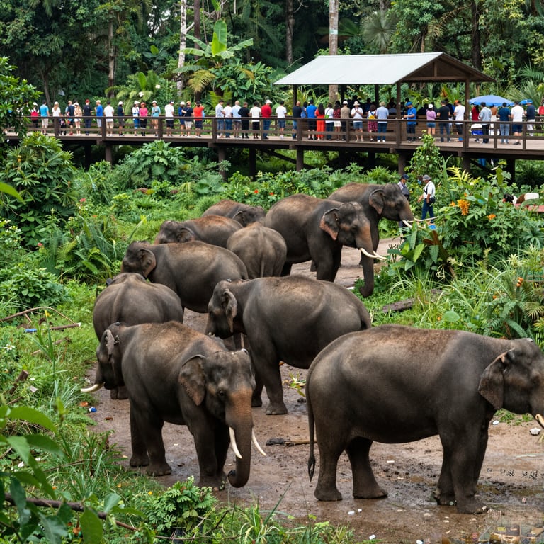 Come il Turismo Sostenibile Aiuta la Conservazione degli Elefanti Asiatici