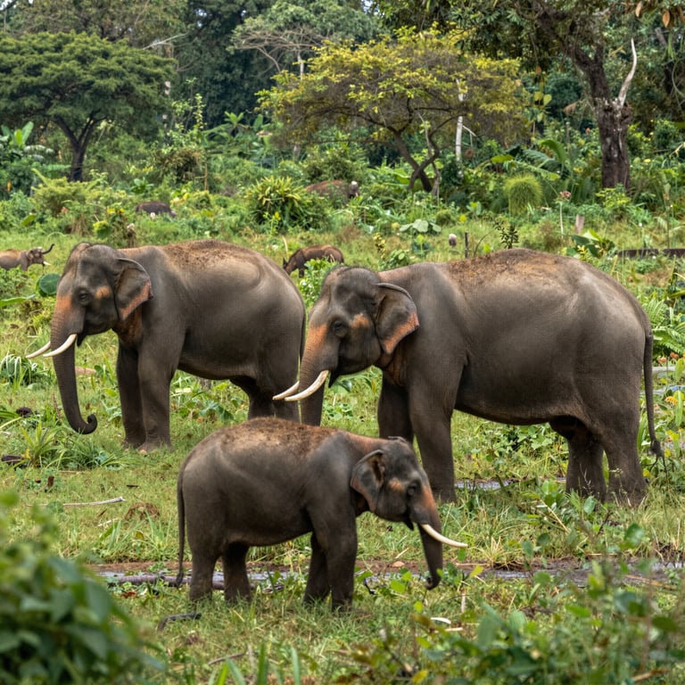 Preservare l'Habitat degli Elefanti: Sforzi Globali per la Conservazione della Fauna