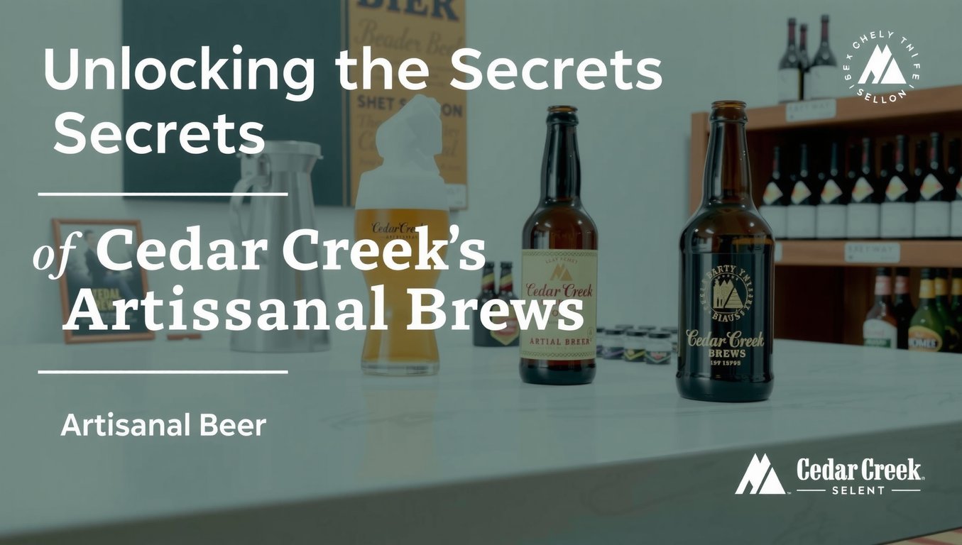 Unlocking the Secrets of Cedar Creek's Artisanal Brews