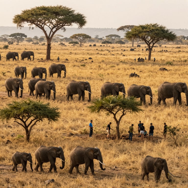 Iniziative Globali per Salvare gli Elefanti Africani dalla Minaccia Estintiva