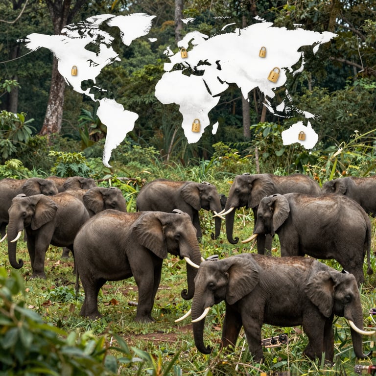 Bloccare la Domanda di Avorio: Azioni Mondiali per Salvare la Vita degli Elefanti
