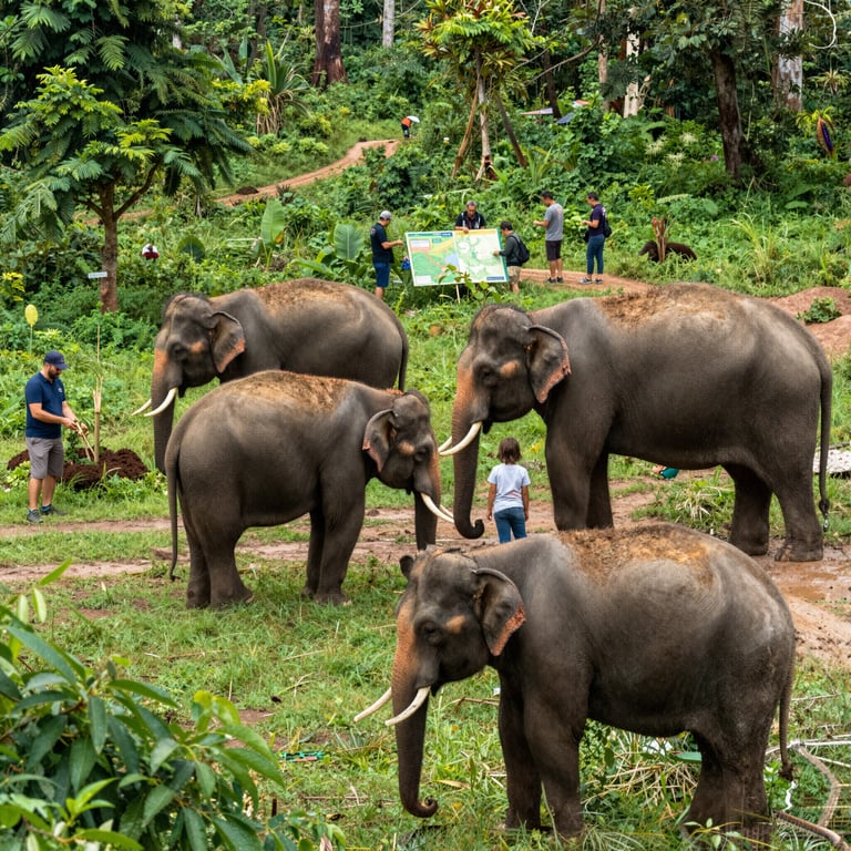 Preservare l'Habitat degli Elefanti: Progetti Mondiali per una Protezione Efficace