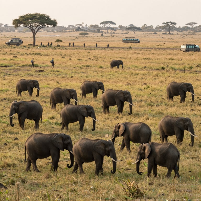 Iniziative Globali contro il Bracconaggio per Salvare gli Elefanti Africani