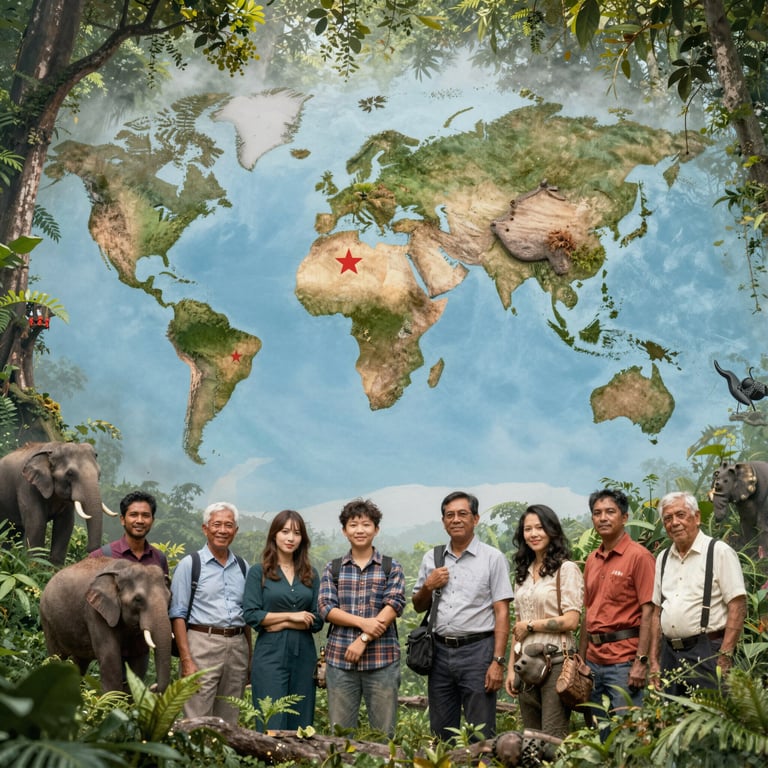 Iniziative globali contro l'estinzione degli elefanti di foresta in Viet Nam
