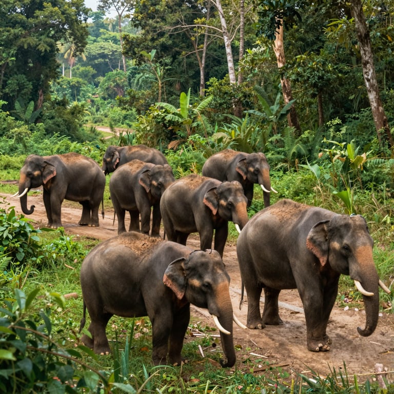 Iniziative Non-Profit per Proteggere la Popolazione Elefanti in Thailandia Oggi