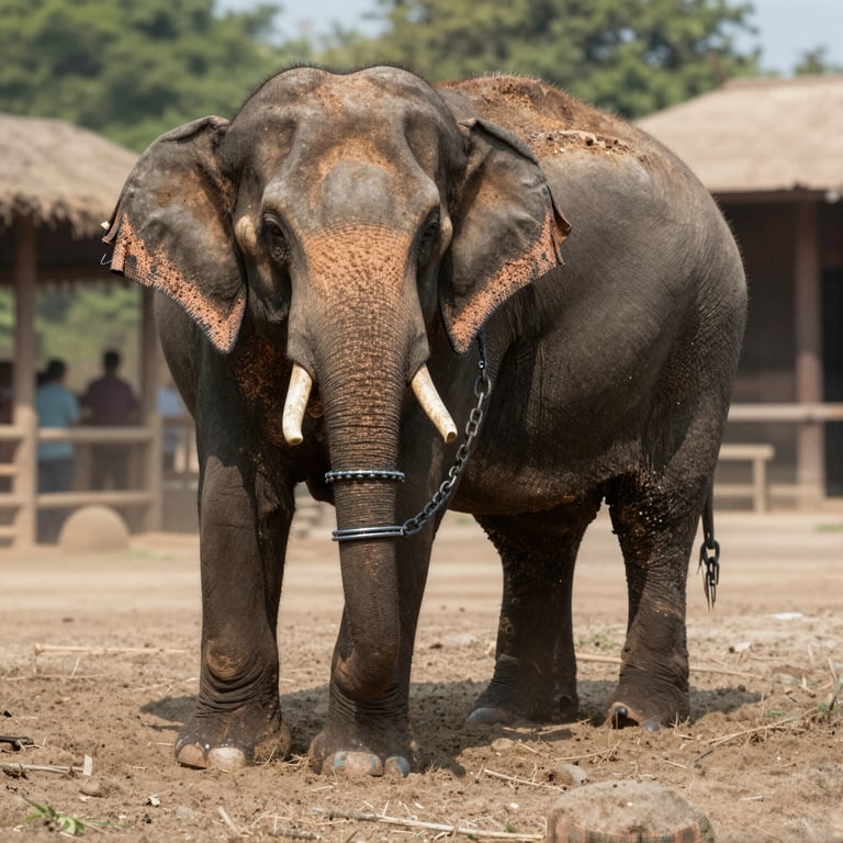 Due su Tre Elefanti Turistici Soffrono Condizioni Disumane, Allarme dal Rapporto 2026