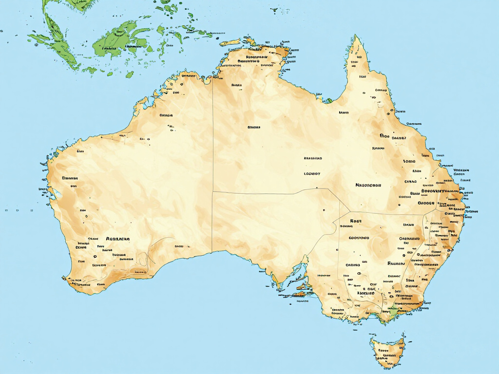 Map of Australia