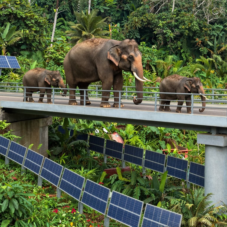Infrastrutture Eco-compatibili per Salvaguardare gli Elefanti Asiatici