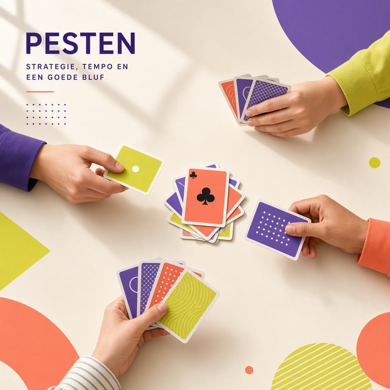 Hoe werkt het kaartspel Pesten precies met de basisregels en speciale kaarten?