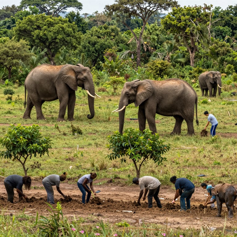 Iniziative Globali per Proteggere gli Elefanti dalla Perdita di Habitat Oggi