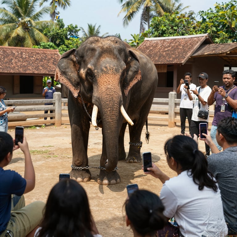 Rapporto choc 2026: Due elefanti su tre in turismo vivono in condizioni disumane