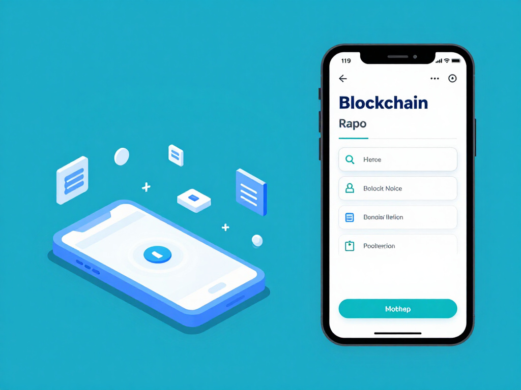 Een afbeelding van een blockchainapplicatie in actie.