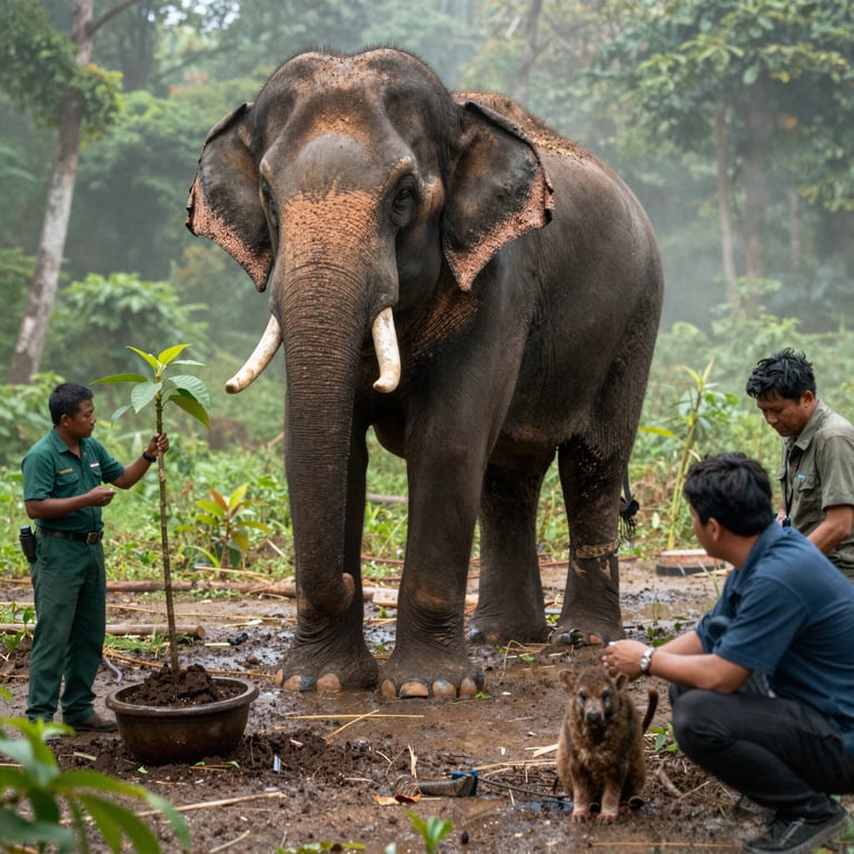 Salvare gli Elefanti Asiatici: La Dedizione di un'Organizzazione Thailandese Non Profit
