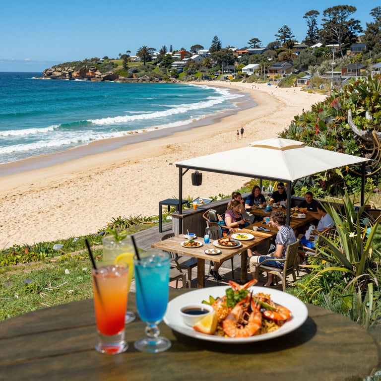 Discover the Best Australian Coastal Beach Bars at 12 Rocks with Top Cocktails and Seafood