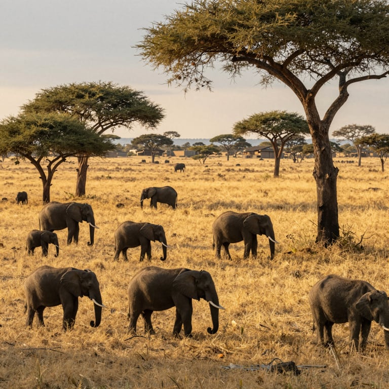 Salvaguardare l'Habitat Naturale degli Elefanti Africani: Strategie per la Sopravvivenza