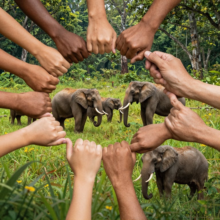 Iniziative Mondiali per Salvare le Popolazioni di Elefanti Selvatici
