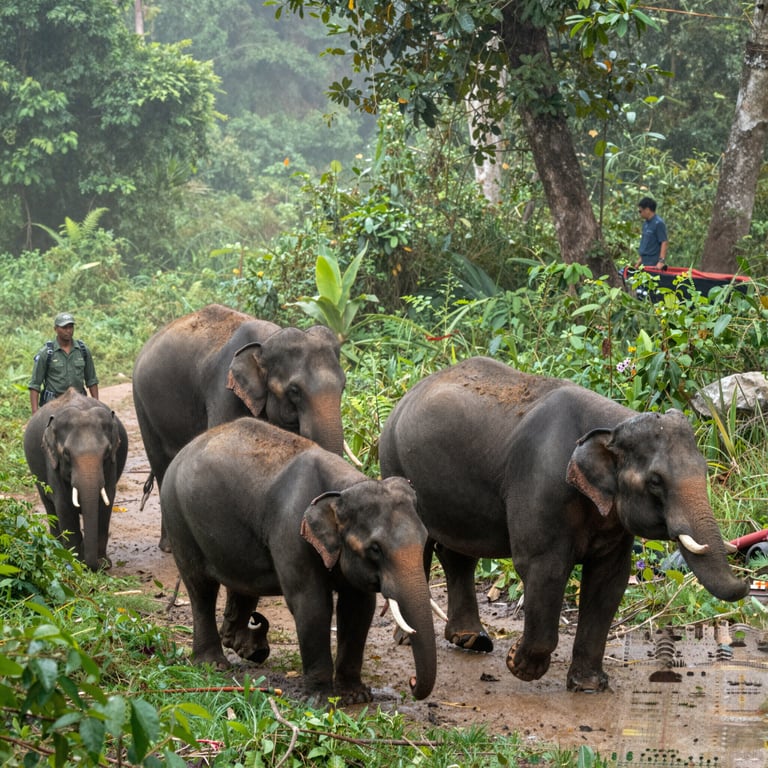Progetti di Conservazione per Proteggere gli Elefanti Asiatici in Thailandia