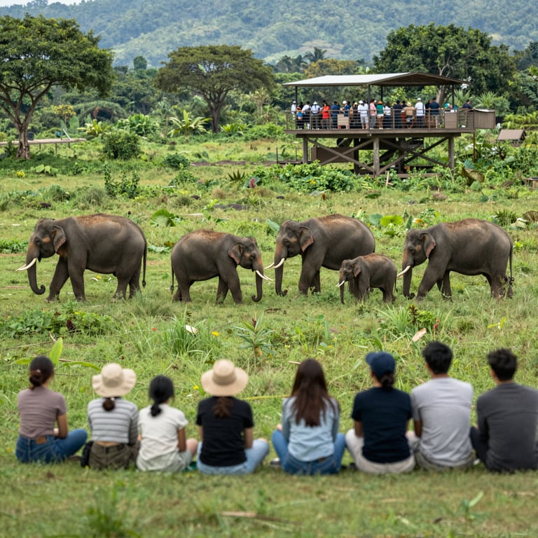 Turismo Sostenibile per Proteggere gli Elefanti Asiatici in Asia