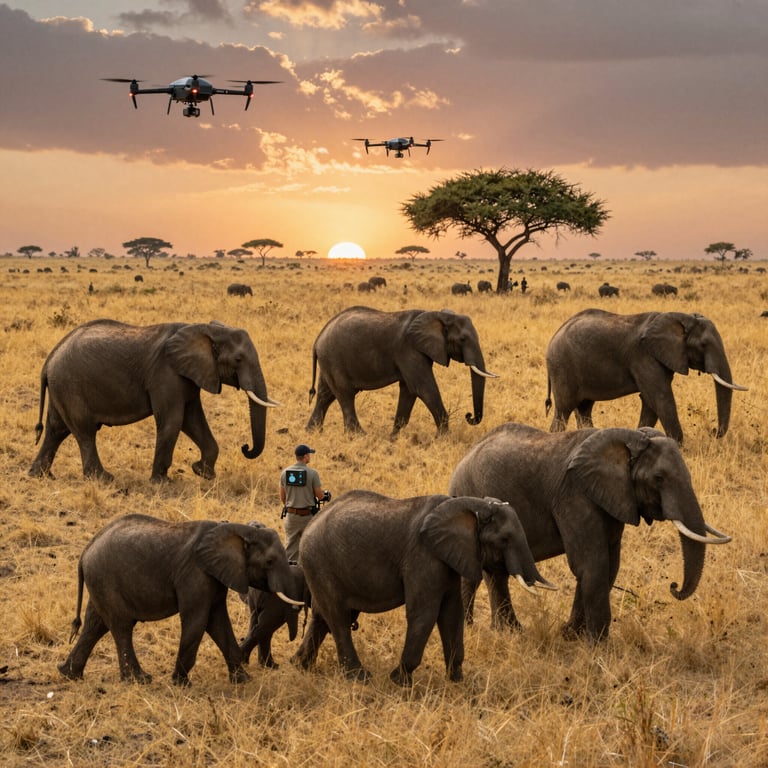 Metodi Avanzati per Monitorare e Salvare le Mandrie di Elefanti Selvatici