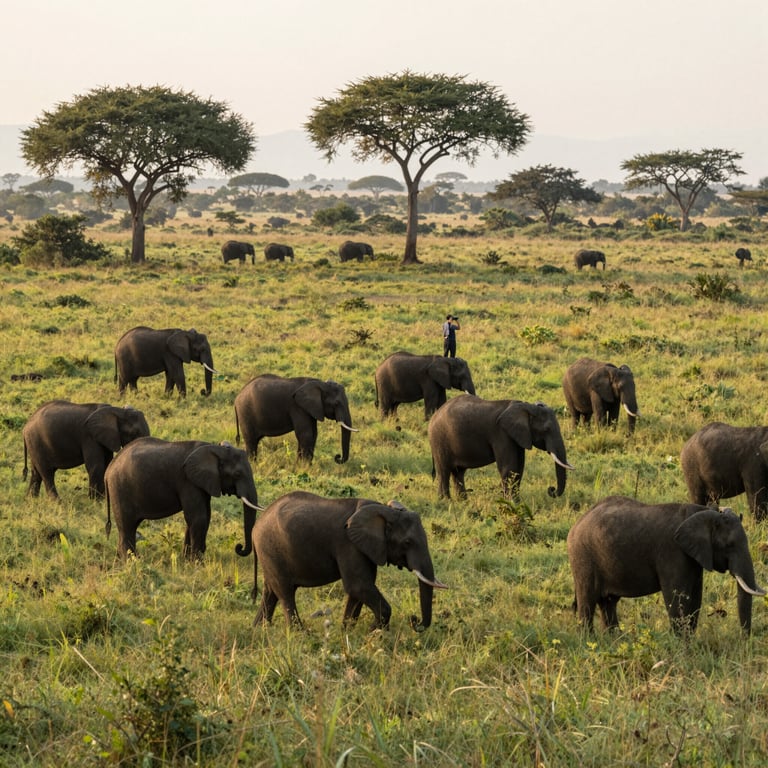 I modi etici per osservare elefanti senza causare danni ambientali
