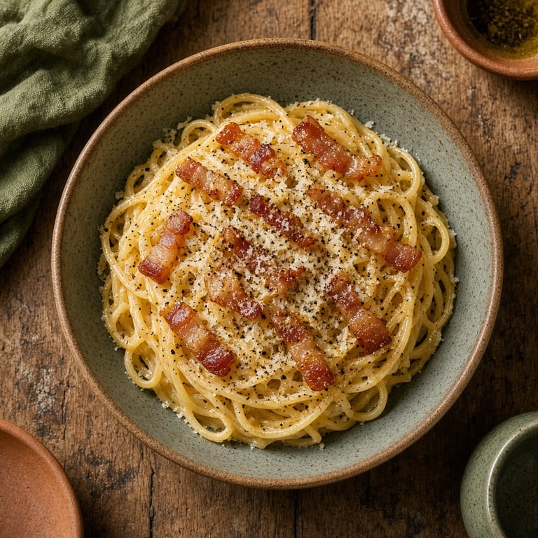 Recept spaghetti carbonara, de ultieme pasta