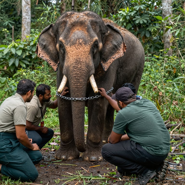 SOS Elefanti: Missione Urgente per Salvare Animale Ferito da Lavoro Forzato
