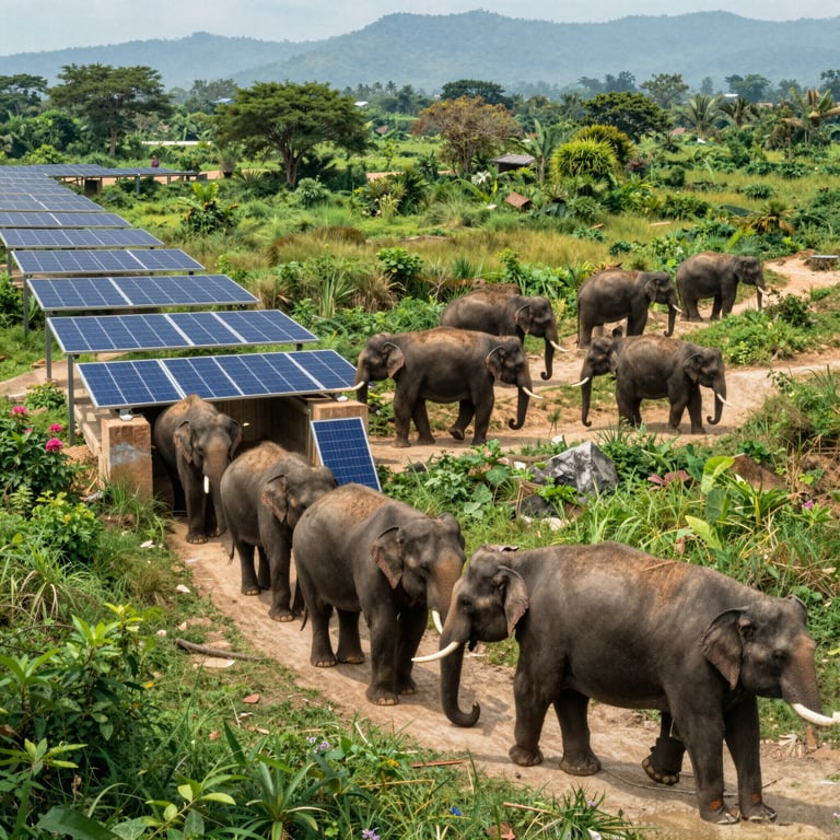 Progetti Innovativi di Conservazione per Facilitare la Migrazione degli Elefanti in Asia