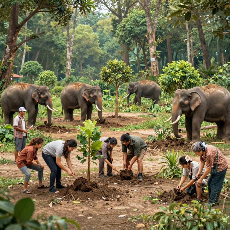 Come le Comunità Locali Contribuiscono alla Protezione degli Elefanti