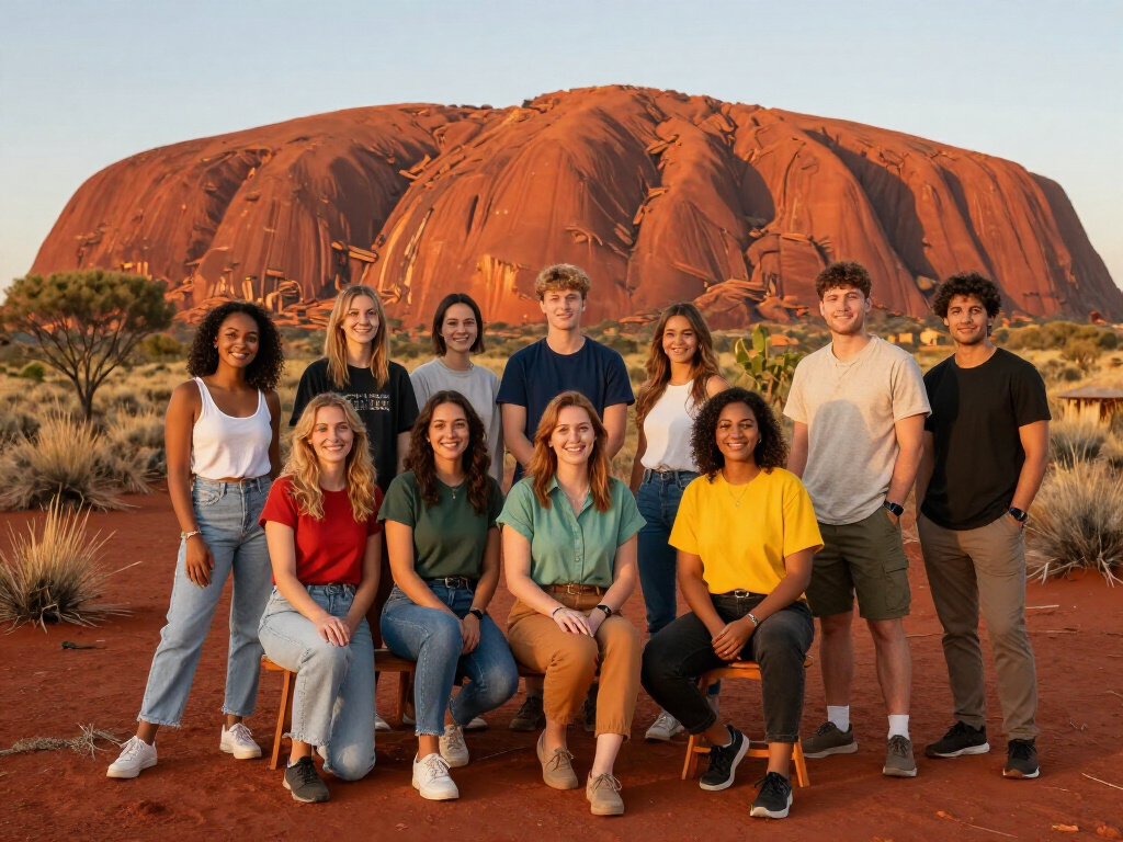 A group photo of the Uluru Web Design team