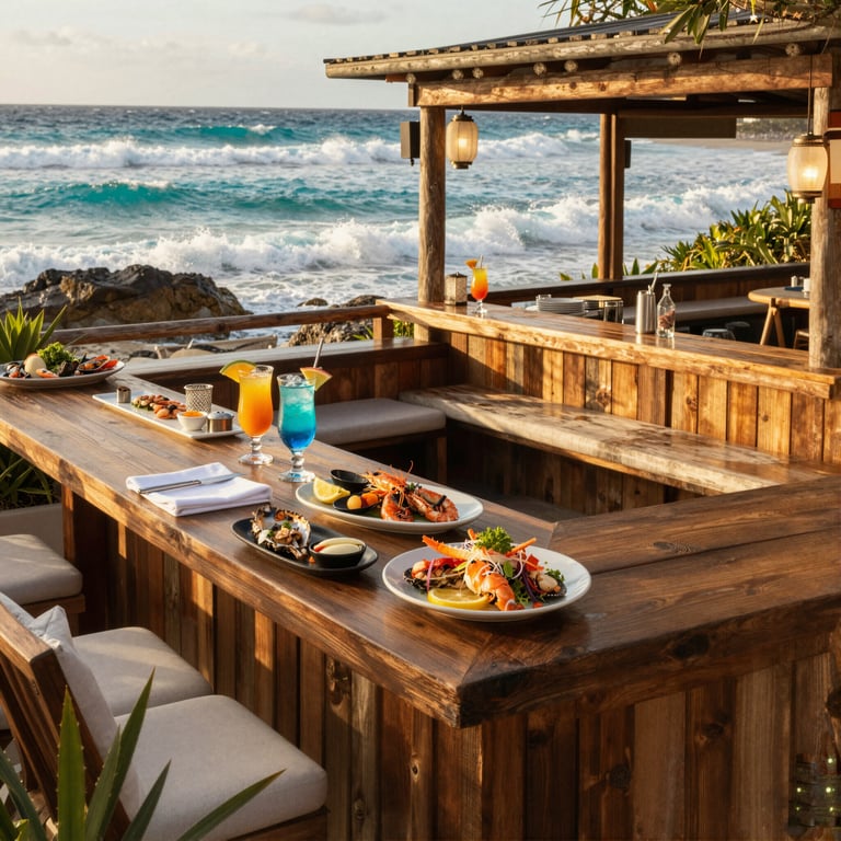 12 Rocks Beach Bar: Australia's Premier Coastal Club for Exquisite Cocktails and Fresh Seafood