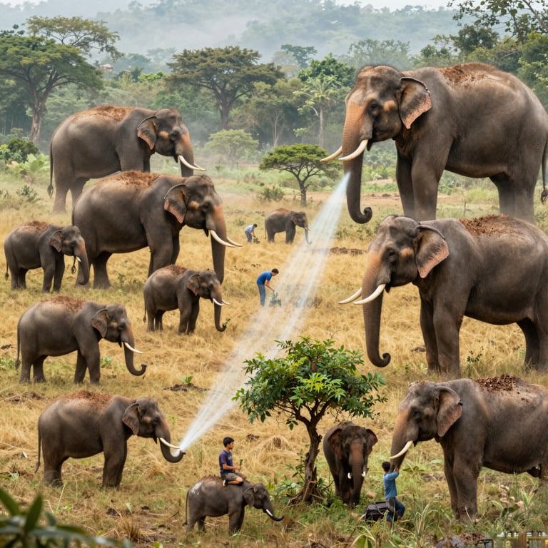 Iniziative Mondiali per Salvare le Popolazioni di Elefanti