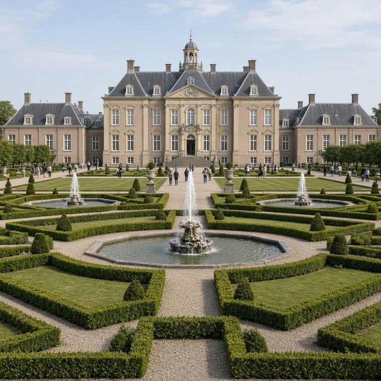 Paleis Het Loo met de tuinen als startpunt voor een dagje Apeldoorn