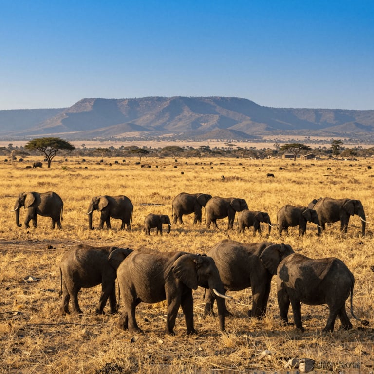Esplora l'Africa Responsabilmente: Osserva Elefanti Senza Comprometterne il Benessere