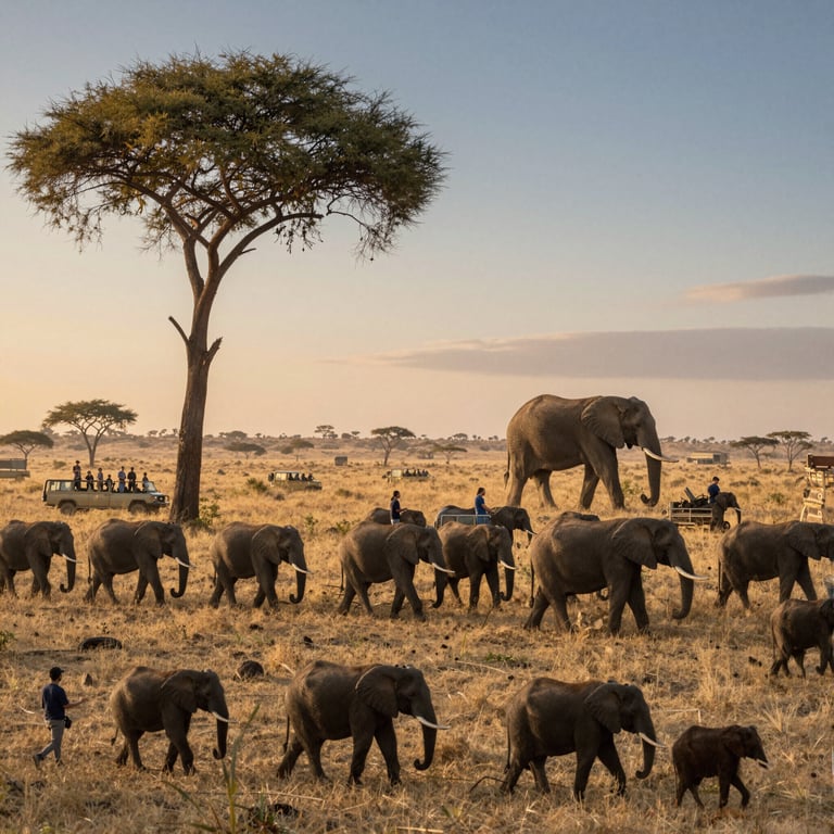 Sforzi Globali per la Conservazione degli Elefanti: Proteggiamo Specie in Pericolo dal Bracconaggio
